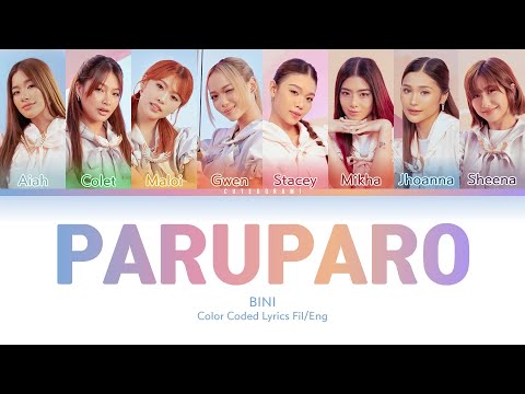 BINI - Paruparo (Color Coded Lyrics Fil/Eng 가사)