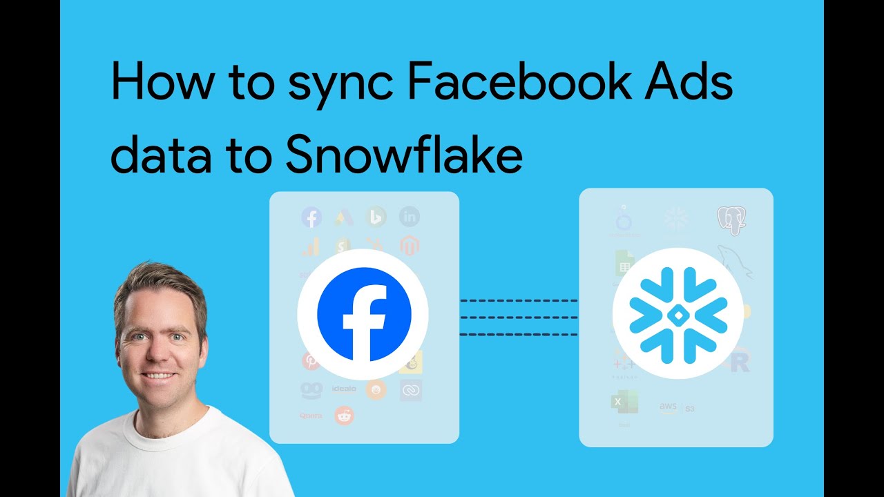 Get Facebook Ads data into Snowflake with no code (in 3 minutes)