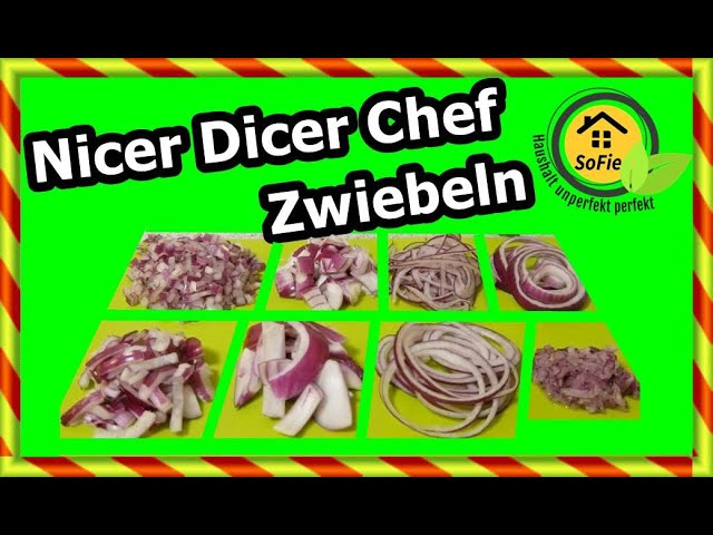 TEST Kann der Chef ZWIEBELN schneiden? NICER DICER Chef SoFie Haushalt Unperfekt Perfekt