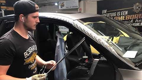 Porsche Cayenne Hybrid - FULL Satin Silky Charcoal  Color CarWrap