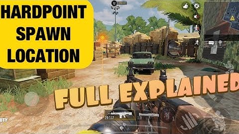 HARDPOINT **SPAWN LOCATION** FULL EXPLAINED (firing range)