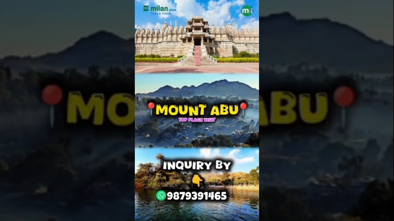 ✨ Diwali Special Visit In Mount Abu Tour Package Include Some Places 