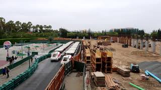 New Parking Structure Construction Disneyland Resort (7-2-18)