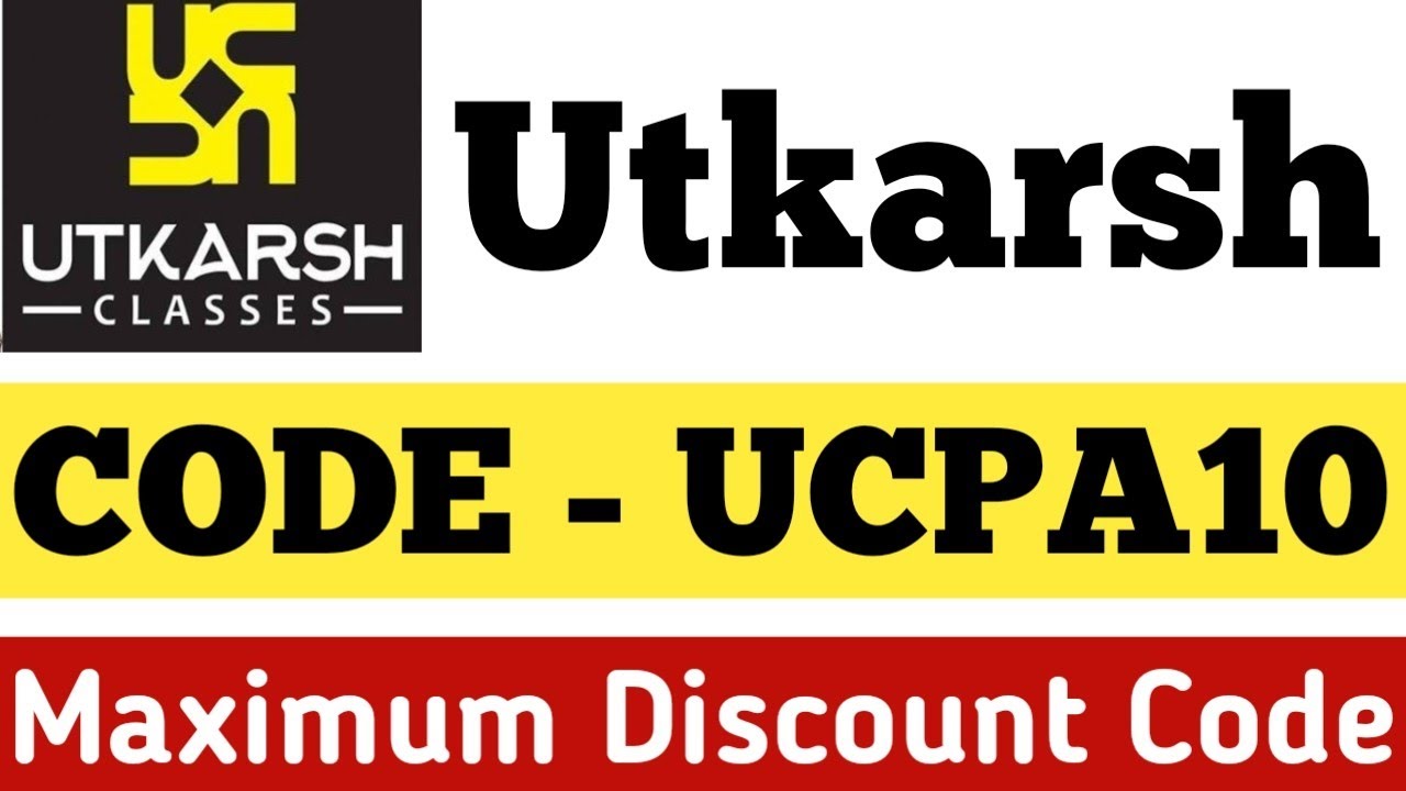 Utkarsh Classes Coupon Code 2025 || Utkarsh Discount Offer || Utkarsh ...