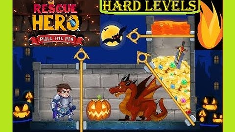 Rescue Hero - Pull The Pin : Hard Level 1 to 10