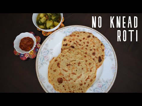 No Knead Chapati/Roti