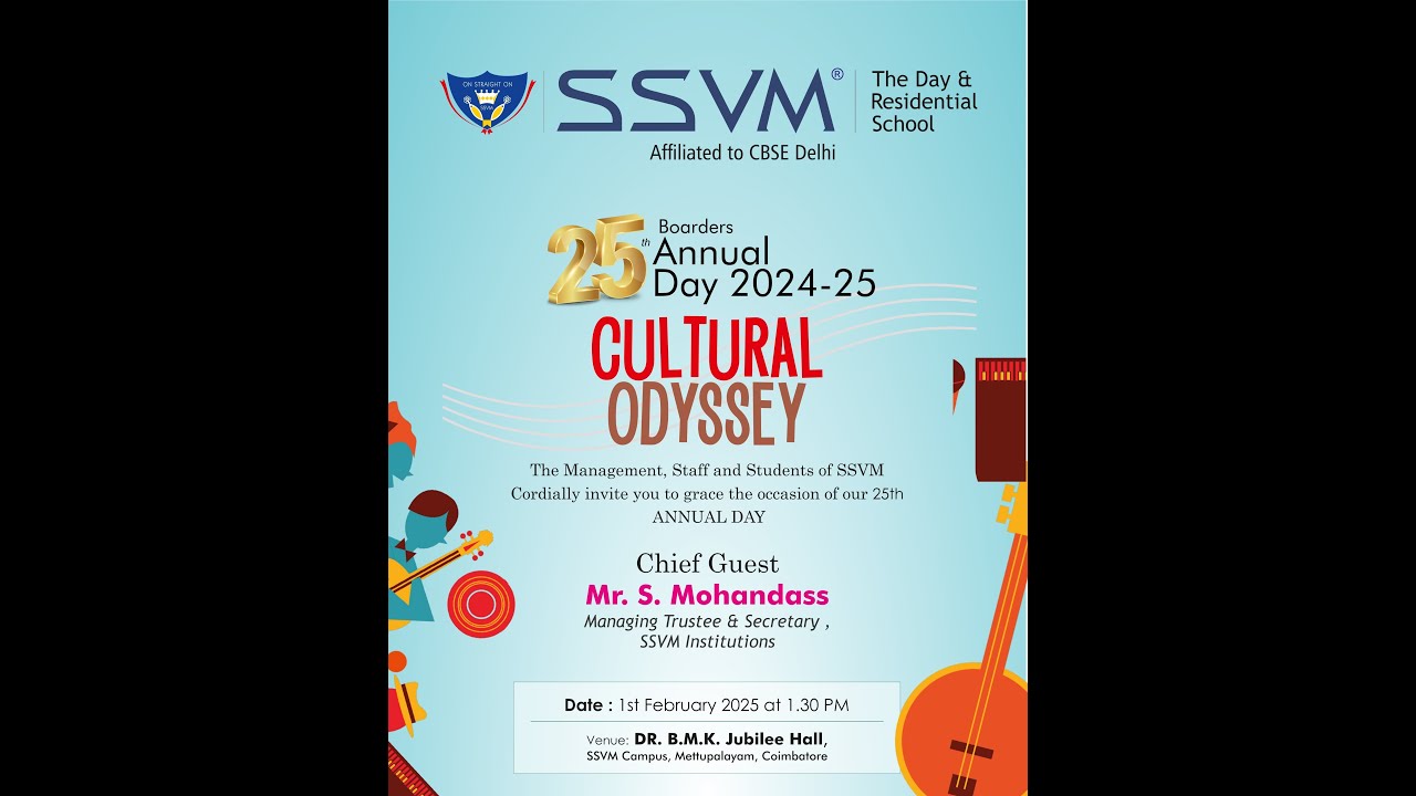 SSVM Institutions | 25th Boarders Annual Day 2024-25