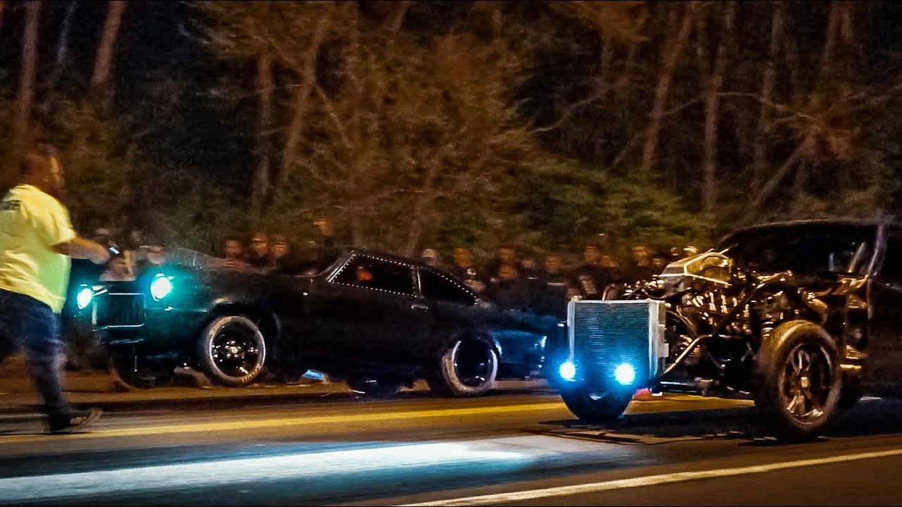 Wheels up on the STREET! This Nitrous Vega is a little beast!