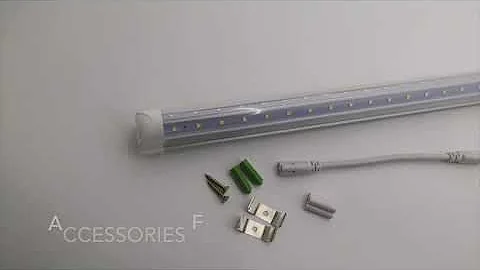 v shape led tube light