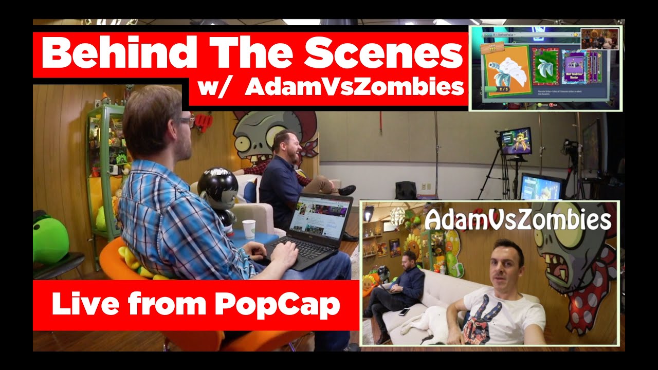 PvZ GW2 Gameplay All New Sticker Packs Live From PopCap Behind