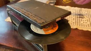 Sharp Sterephono Portable Radio/Record player works!