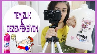 Temi̇zli̇k Vlog Tüm Evi̇ Dezenfekte Etti̇m Mi̇kroplara Son