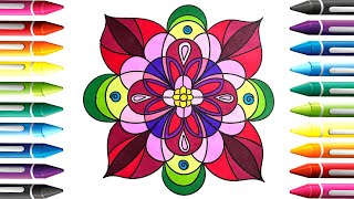 COLORING SKILLS ART PAGE | COLORING VIDEO | DRAWING & PAINT & COLOR