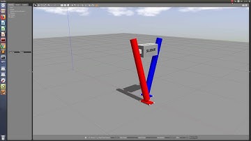 Knee-less Bipedal Walking Robot SLIDER