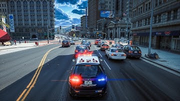 GTA V LSPDFR Realistic City Patrol + LA Revo & QuantV Graphics 