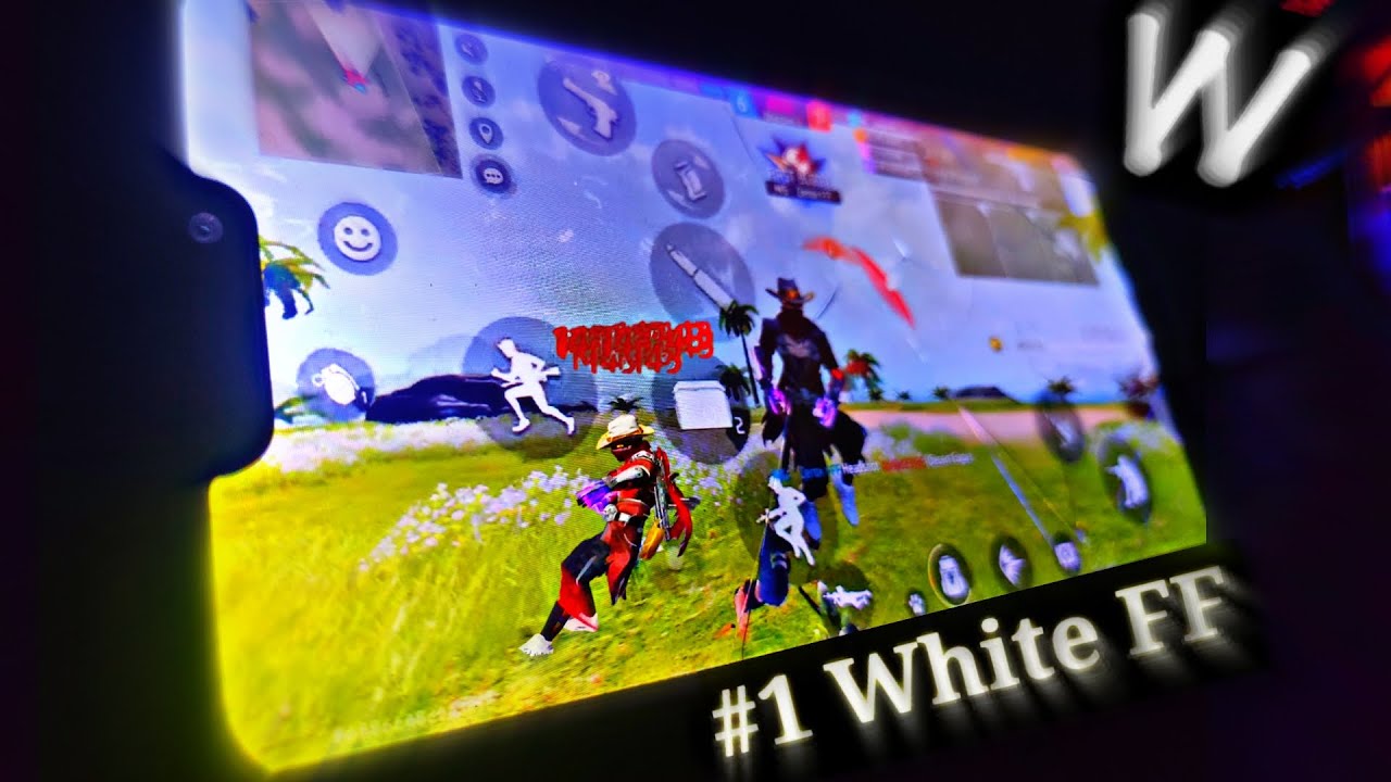 White FF Gameplay🔥iphone 14 pro max 📲 SETTING ⚙️ + HUD + SENSI + Dpi || Free Fire