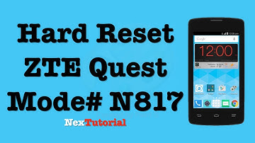 How to Hard Reset ZTE Quest N817 | Factory Reset ZTE Quest Model N817 | NexTutorial