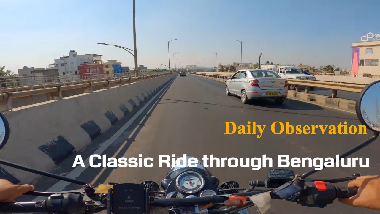 Is Bengaluru The Worst City? | Daily Observations on a Royal Enfield | Water Woes| Classic City Ride