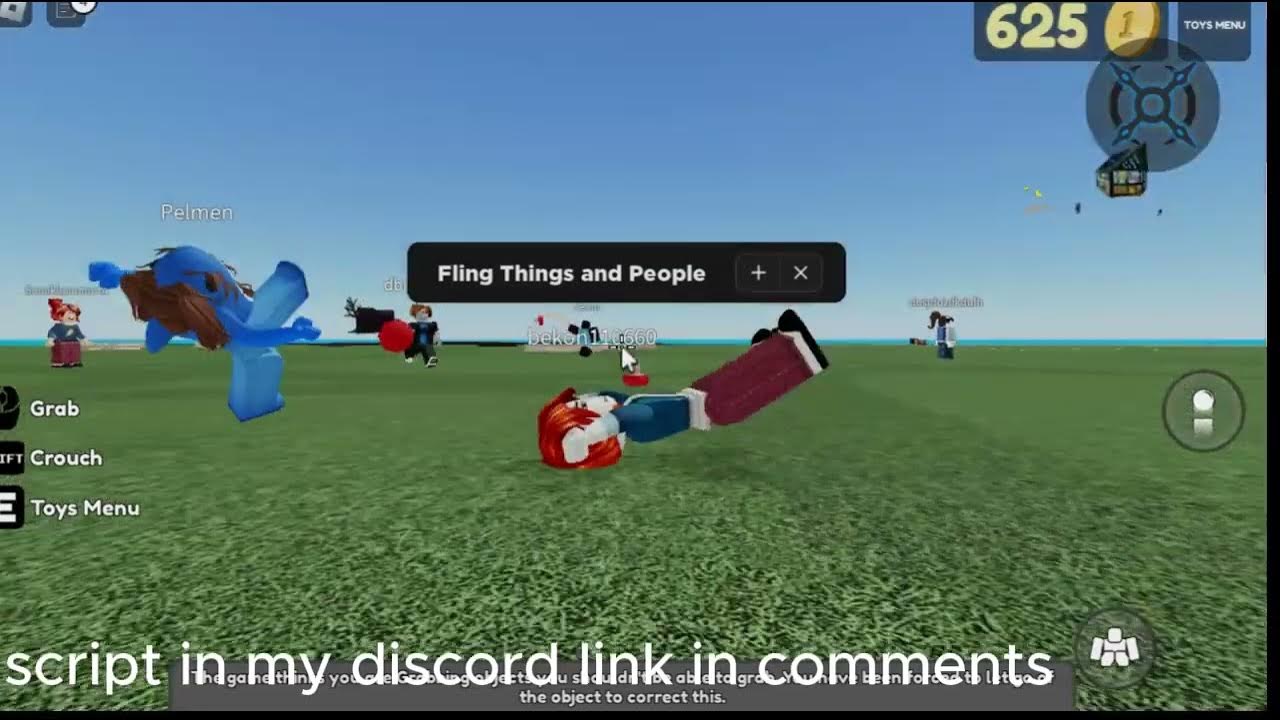 Fling things and people script youtube