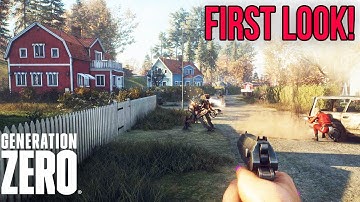 First Look at Generation Zero! | Open-world ROBOT Game | Ep01