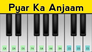 Pyar Ka Anjaam Kisne Socha Piano Tutorial | Kumar Sanu, Alka Yagnik, Sapna Mukherjee Resimi