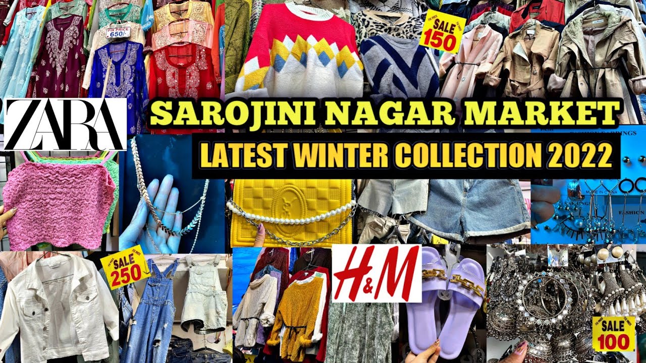 Sarojini Nagar Market || LATEST WINTER COLLECTION 2022 || Delhi Cheapest Market 🤩 | #sarojininagar