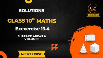 Exercise 13.4  (Q1 to Q5) | Class 10th | Maths | Sai Academy | NCERT Solution