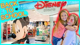 BACK TO SCHOOL 2018 SHOPPING IN LA " DISNEY STORE 🛍🎀📚 " #252