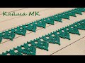 КАЙМА крючком ПРОСТОЕ вязание для начинающих ЛЕНТОЧНОЕ КРУЖЕВО  Crochet Ribbon Lace Border