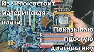 Рассказываю о простой диагностике материнской платы