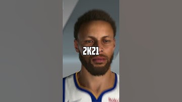 Steph Currys Face Scan  Evolution In 2K