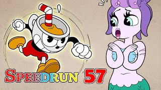 Cuphead - Cala Maria - Speedrun (0;57) - EXPERT
