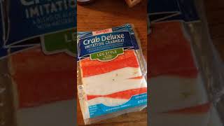 Meijer Crab Deluxe Imitation Leg Style Crabmeat Review