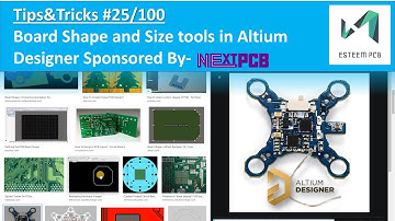 Define Board Shape and Size | Altium Designer Tips #25 | Sponsored by "Nextpcb.com"