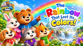 🌈 The Rainbow That Lost Its Colors!  Fun & Educational Kids Story  Mighty Little Tales