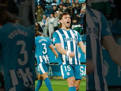 Goles en TV 🆚 Celebración en cámara lenta #alaves #shorts