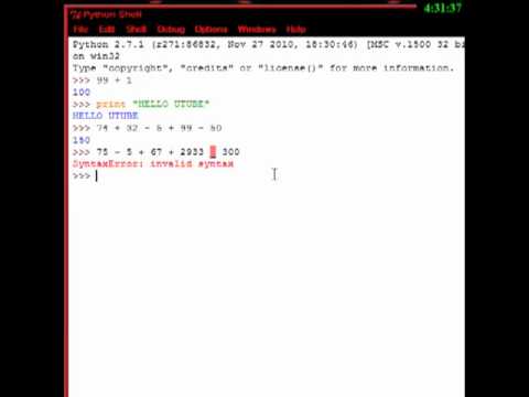 Python For Beginners 1 - Math Functions