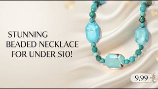 EverTrue Magnesite Beaded Necklace (20 In) Platinum Bond 265ctw