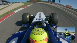 F1 Onboard Ralf Schumacher 2003 BMW Williams FW25 (V10 Sound) Red Bull Formula Nürburgring 2023 [HD]