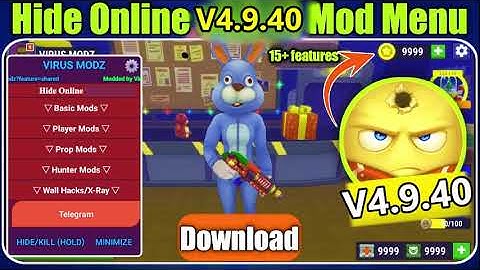Hide Online mod menu 4.9.40 | Hide online mod apk