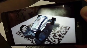 First test implementation Vuforia in Unity 1