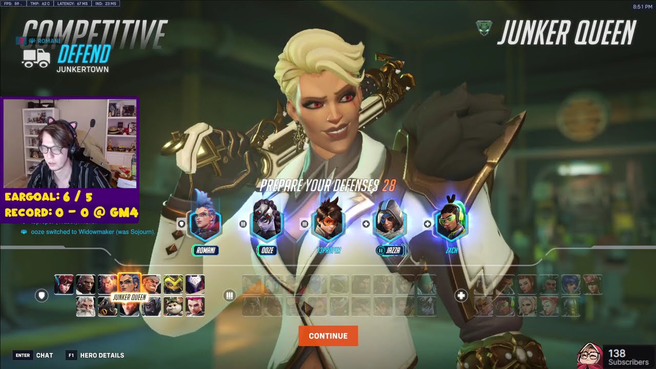 18K DMG! JUNKER QUEEN PERKS! ROMANI JUNKER QUEEN GAMEPLAY OVERWATCH 2 SEASON 15