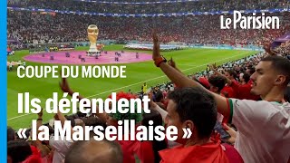 France-Maroc : des supporters marocains empêchent les sifflets contre la Marseillaise