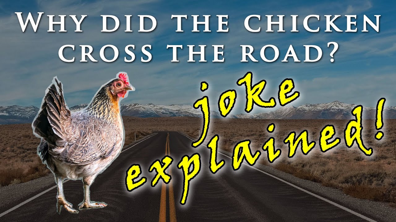 Why Did The Chicken Cross The Road Joke Explained In Slow Easy English Youtube