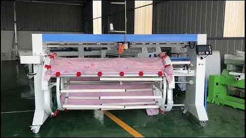 Rolling Single Needle Quilting Machine Working Video