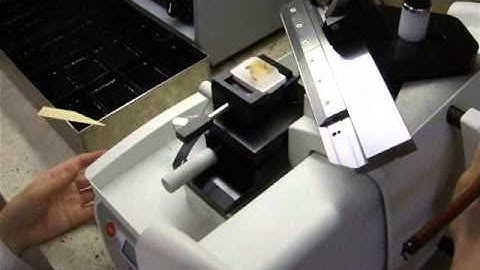 Sliding Microtome cutting