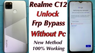 Realme c12 frp bypass without pc | realme c12 google account frp bypass new method