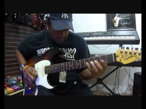 Godin Session and Electro Harmonix Micro Q Tron