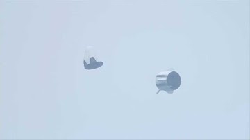 SpaceX capsule launches with dummy in 1st test of crew escape