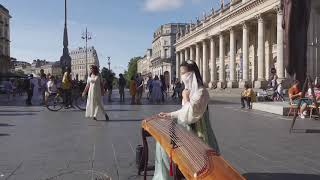 Video thumbnail of "【法國街頭|一剪梅 Yi Jian Mei】 聽說最近一剪梅在國外火了？Chinese Musical Instruments 古箏 Guzheng Cover| 碰碰彭碰彭"